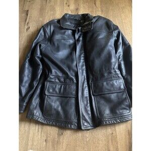 Vintage Roundtree & Yorke Thinsulate Leather Mens Coat Jacket Lining size Medium